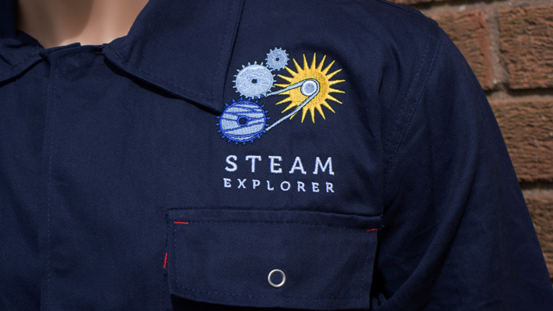 Steam Explorer - Embroidery example