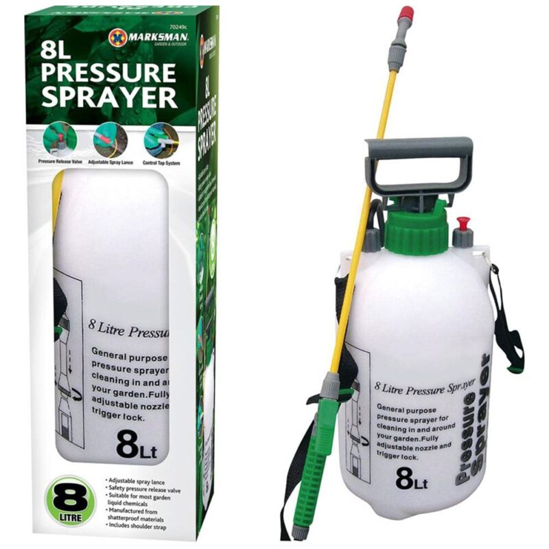 Marksmen Garden Pressure Sprayer 8L