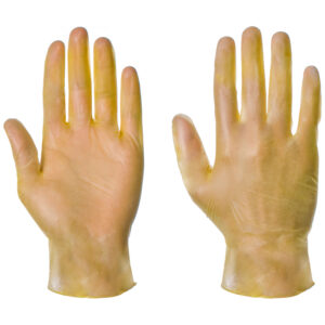 Supertouch Powdered Vinyl Gloves Yellow