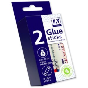 A* Stationery Glue Sticks Twist Up Pack of 2