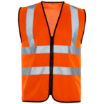 Supertouch Hi Vis Orange Zip Vest