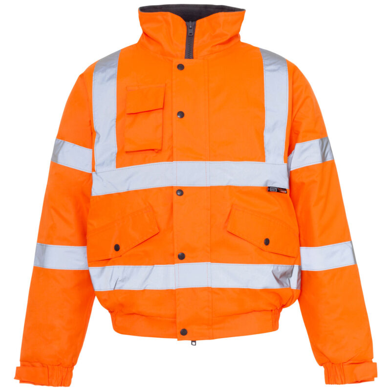 Supertouch Hi Vis Orange Standard Storm Bomber Jacket