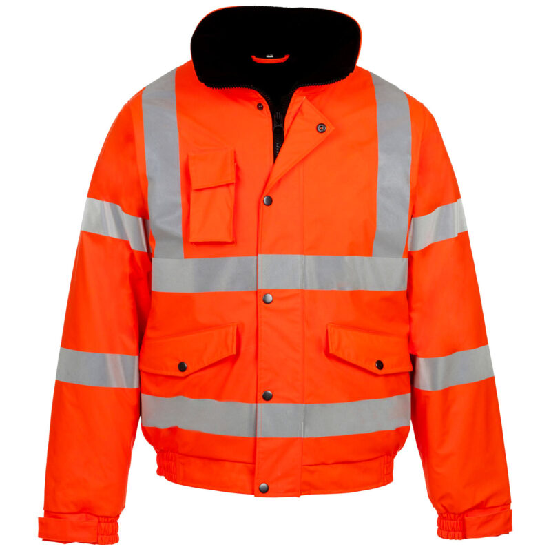 Storm-Flex® Hi Vis Orange PU Bomber Jacket