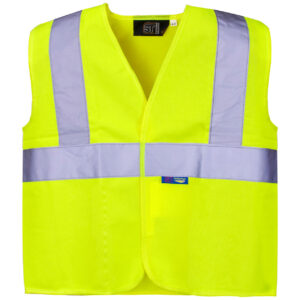 Supertouch Hi Vis Yellow Junior Vest