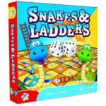 Kids Play Snakes And Ladders Board Games 2-4 Players Ages 3+