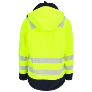 Herock Gregor Hi Vis Softshell Jacket (Yellow / Navy)