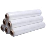 Heavy Duty Shrink Pallet Wrap Cling Film Clear 400mm 150m 20mu Stretch Packaging