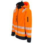 Herock Gregor Hi Vis Softshell Jacket (Orange / Navy)