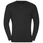 Russell Collection Cotton Acrylic Crew Neck Sweater