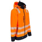 Herock Gregor Hi Vis Softshell Jacket (Orange / Navy)