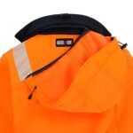 Herock Gregor Hi Vis Softshell Jacket (Orange / Navy)