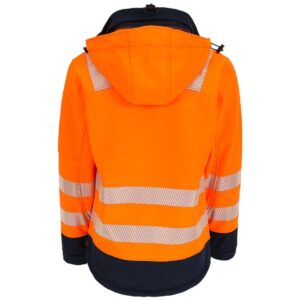 Herock Gregor Hi Vis Softshell Jacket (Orange / Navy)