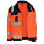 Herock Hydros Hi Vis Jacket (Orange / Navy)