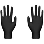 Unigloves Select Black Latex Gloves
