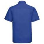 Russell Collection Short Sleeve Easy Care Poplin Shirt