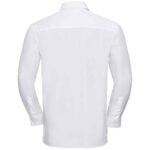 Russell Collection Long Sleeve Easy Care Cotton Poplin Shirt