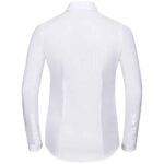 Russell Collection Ladies Long Sleeve Herringbone Shirt