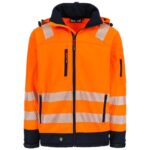 Herock Gregor Hi Vis Softshell Jacket (Orange / Navy)