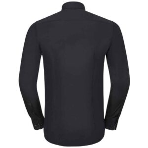 Russell Collection Long Sleeve Contrast Ultimate Stretch Shirt