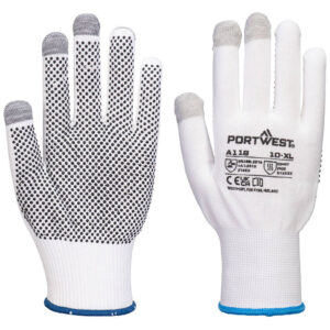 Portwest Grip 13 PVC Dotted Touchscreen Glove