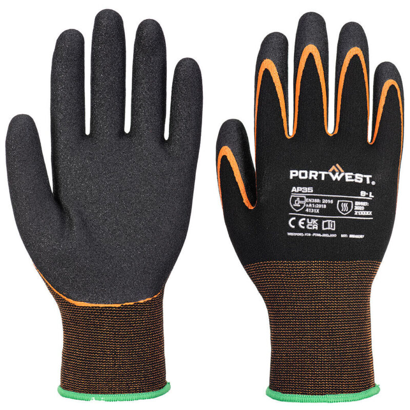 Portwest Grip 15 Nitrile Double Palm Glove