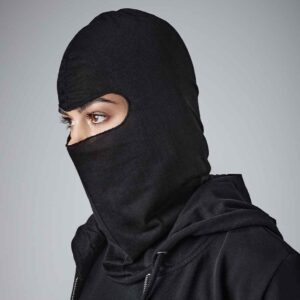 Beechfield Microfibre Balaclava Black  BB225