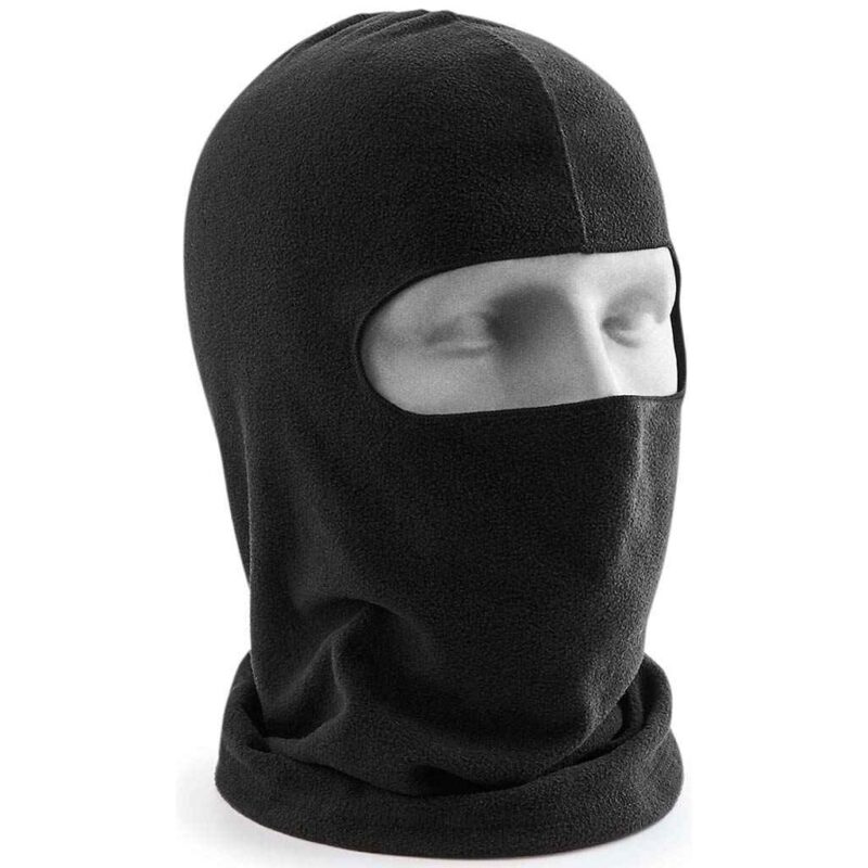 Beechfield Micro Fleece Balaclava Black  BB230