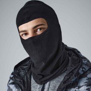 Beechfield Micro Fleece Balaclava Black  BB230