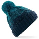 Beechfield Ombré Pom Pom Beanie