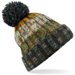 Beechfield Corkscrew Pom Pom Beanie