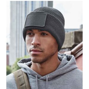 Beechfield Removable Patch Thinsulate Beanie