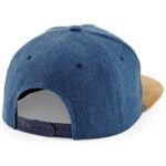 Beechfield Suede Peak Snapback Cap