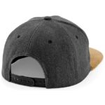 Beechfield Suede Peak Snapback Cap