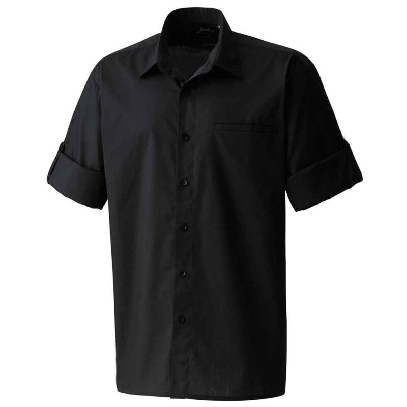 Premier Roll Sleeve Poplin Shirt