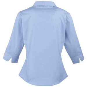 Premier Ladies 3/4 Sleeve Poplin Blouse