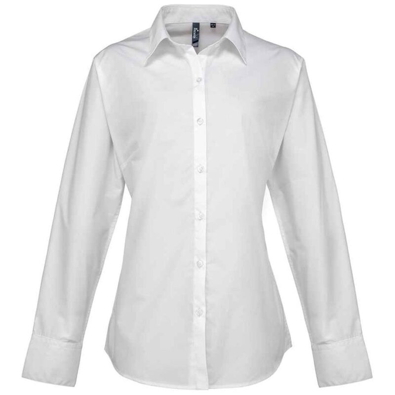 Premier Ladies Supreme Long Sleeve Poplin Shirt