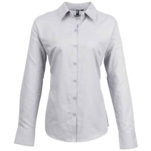 Premier Ladies Signature Long Sleeve Oxford Shirt