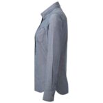 Premier Ladies Organic Fairtrade Long Sleeve Chambray Shirt