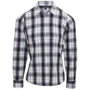 Premier Ladies Ginmill Check Long Sleeve Shirt