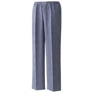 Premier Pull On Chef's Check Trousers