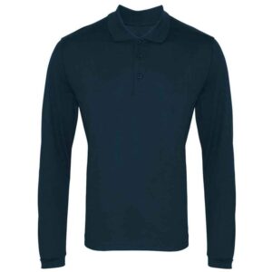 Premier Long Sleeve Coolchecker® Piqué Polo Shirt