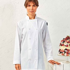 Premier Ladies Long Sleeve Chef's Jacket