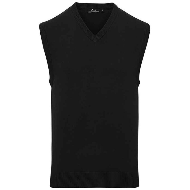 Premier Sleeveless Cotton Acrylic V Neck Sweater