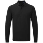 Premier  Essential Unisex Long Sleeve Polo Shirt