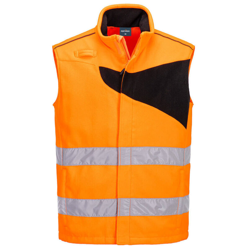 Portwest PW2 Hi-Vis Fleece Bodywarmer