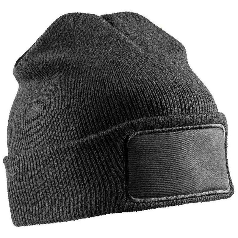 Result Genuine Recycled Double Knit Printers Beanie