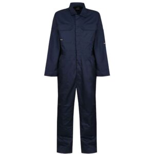 Regatta Pro Stud Front Coverall - Navy