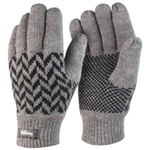 Result Pattern Thinsulate Gloves