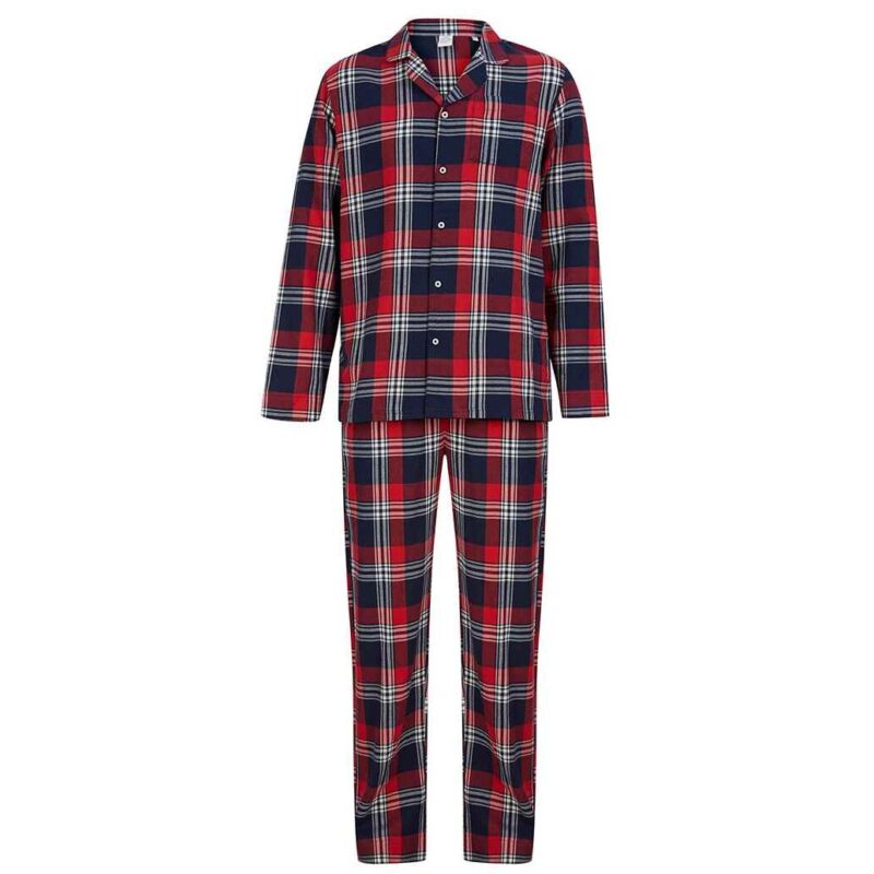 SF Men Tartan Lounge Set