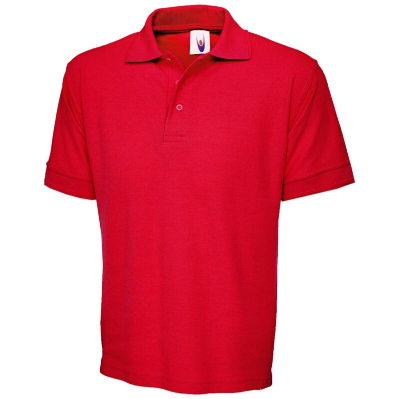 Uneek UC104 Ultimate Cotton Poloshirt - Red